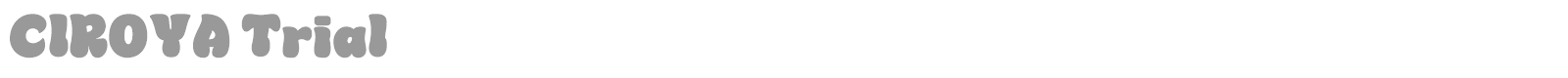 Ciroya font preview